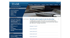 Desktop Screenshot of hernandezymartinez.com