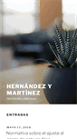 Mobile Screenshot of hernandezymartinez.com